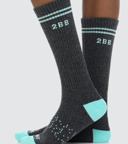 Pastel Rainbow Calf Sock Bundle (6 Pairs)