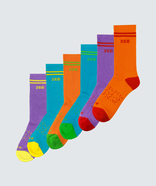 Mismatched Calf Sock Bundle (3 Pairs) in One Size