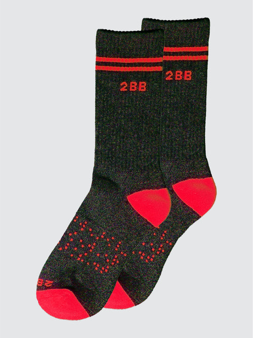Calf Socks in Red