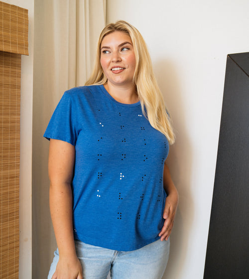 Women's "Cure" Graphic Boyfriend Crewneck