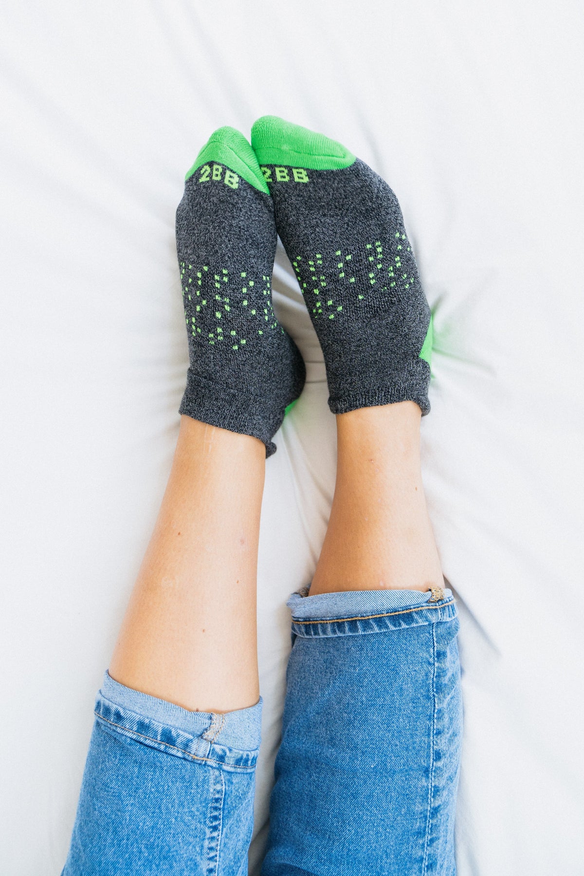 Two Blind Brothers - Gift Ankle Socks Green