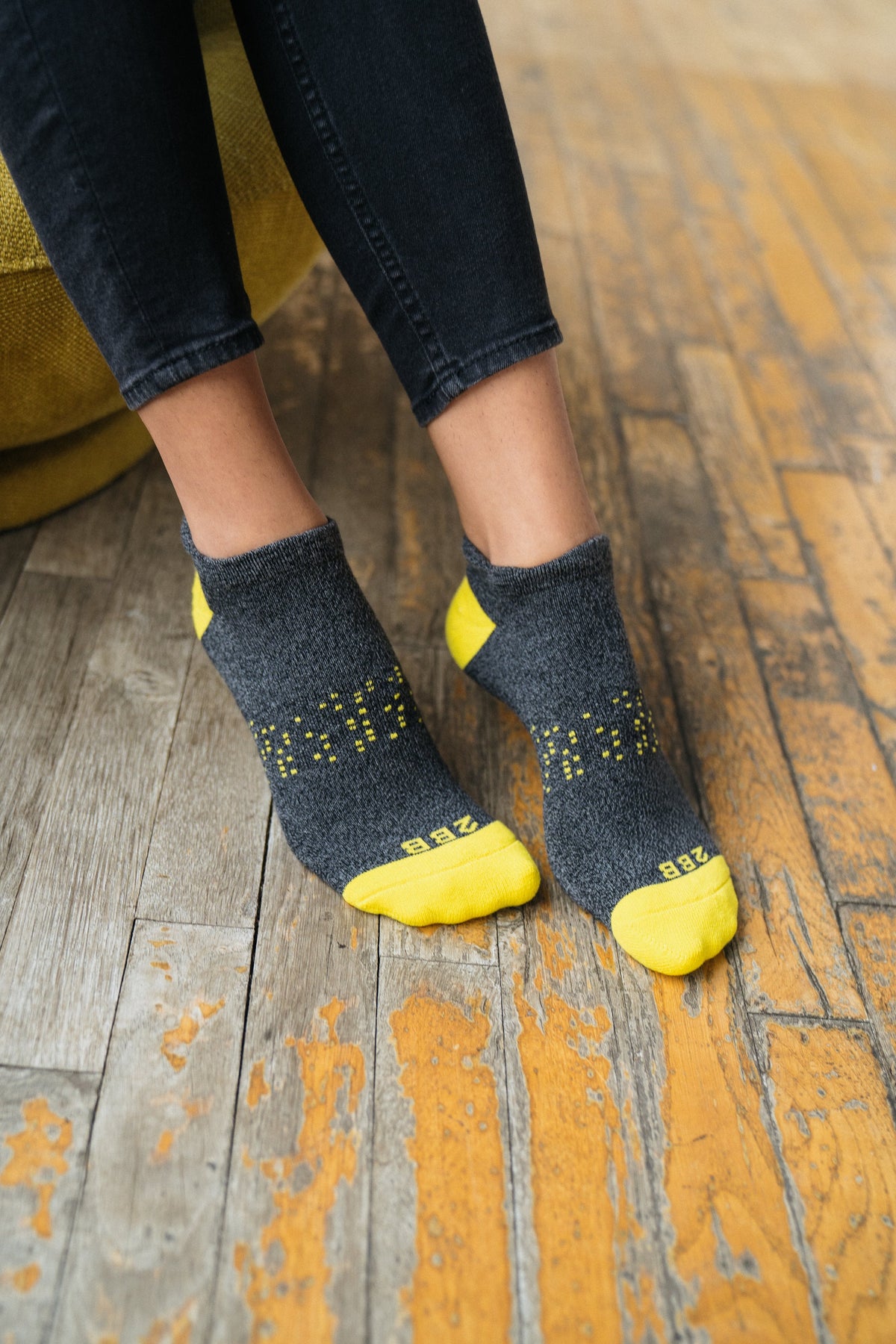 Two Blind Brothers - Gift Ankle Socks Yellow