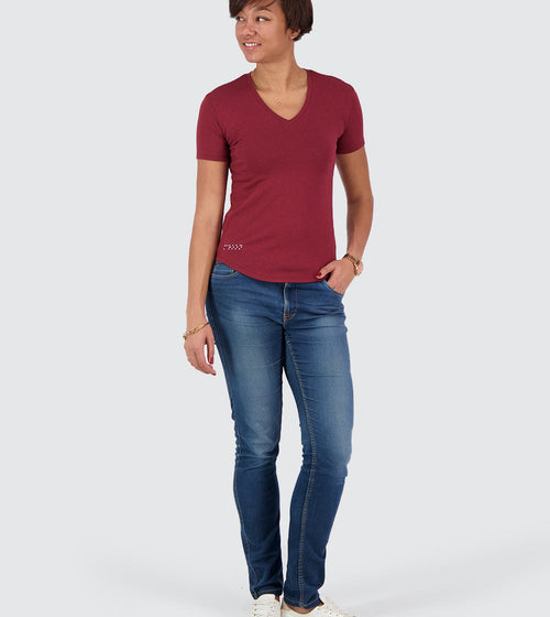 Women's Short Sleeve V-Neck Tee