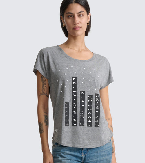 NYC Skyline Graphic Dolman
