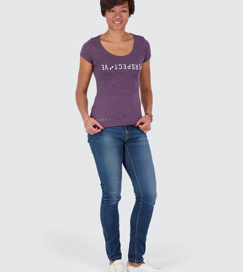Women's "Perspective" Graphic Scoop Neck